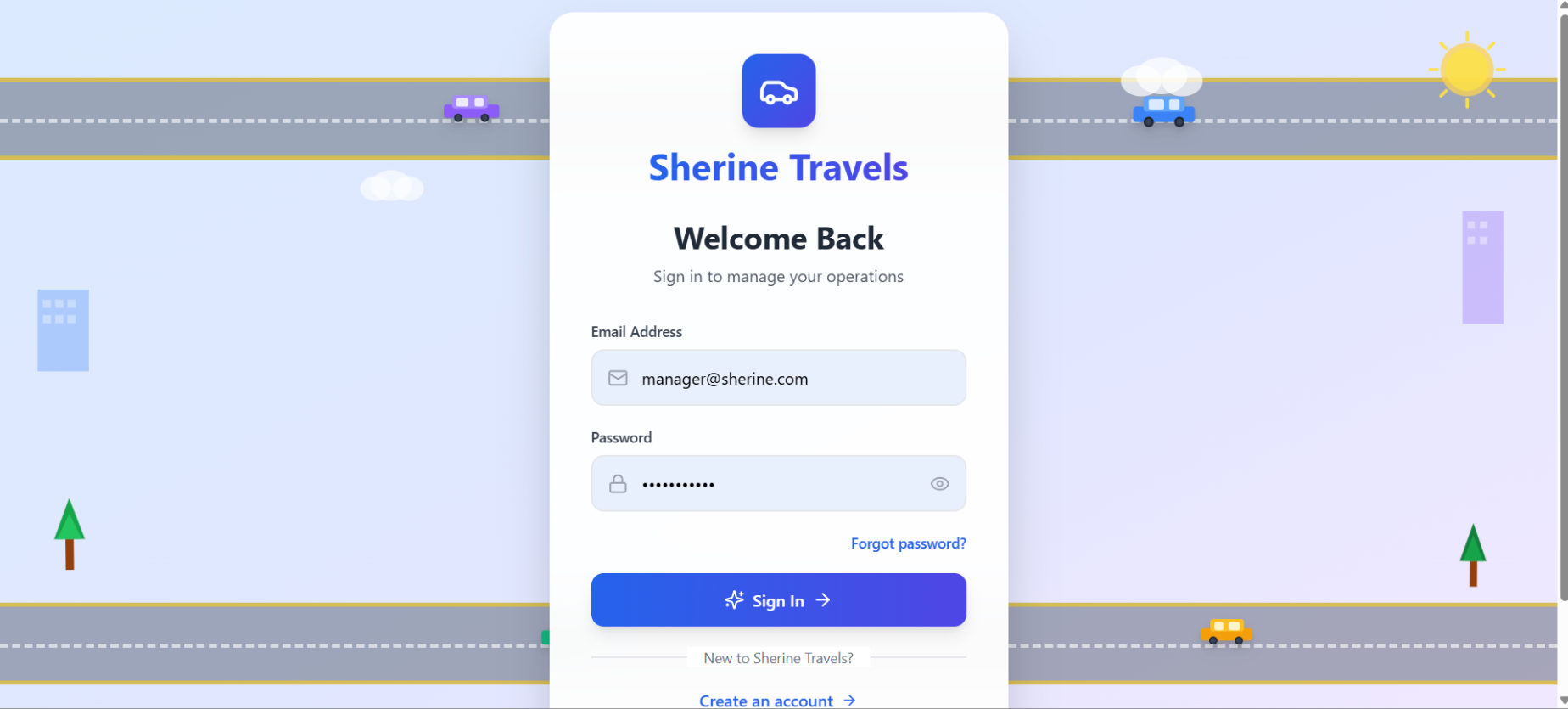 Sherine Travels - Vehicle Management System