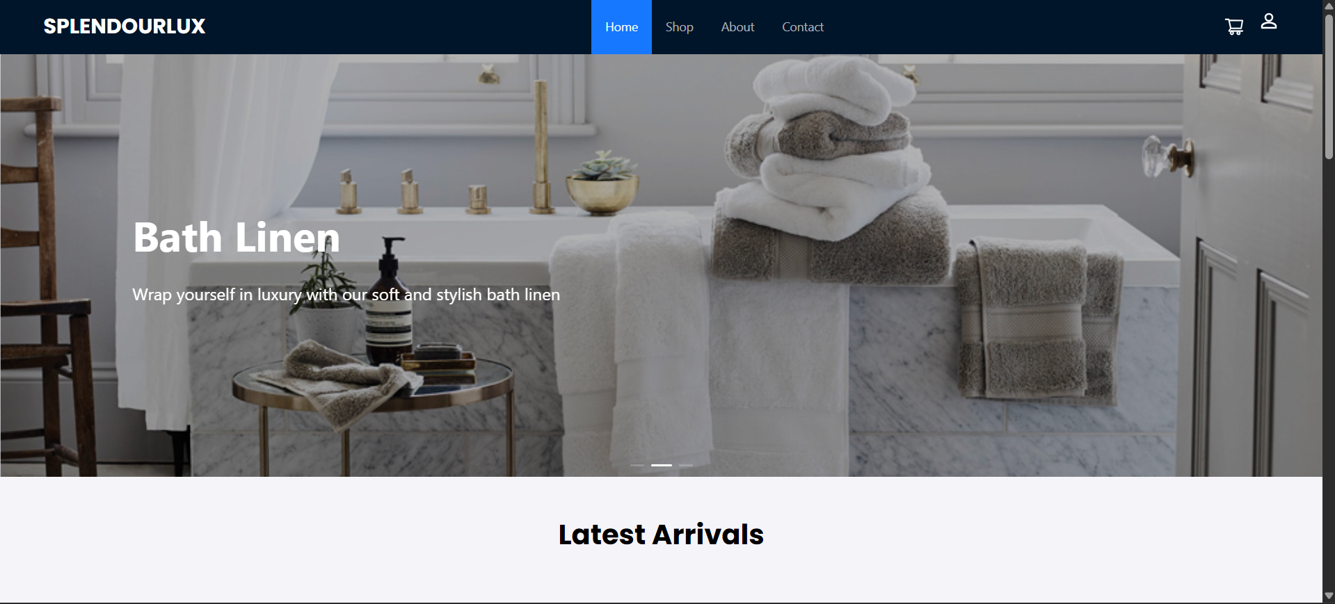 SplendourLux - An E-Commerce Website